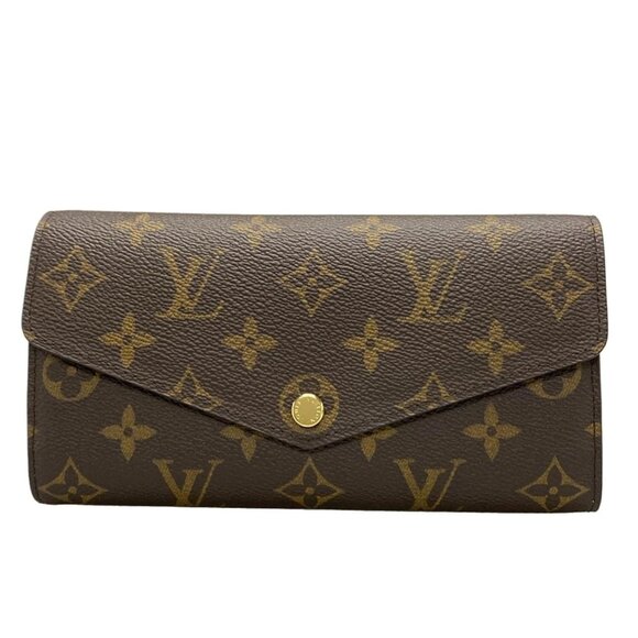 LOUIS VUITTON Portefeuille Sarah NM Blue Orump Monogram - 769-071325 - Picture 1 of 12